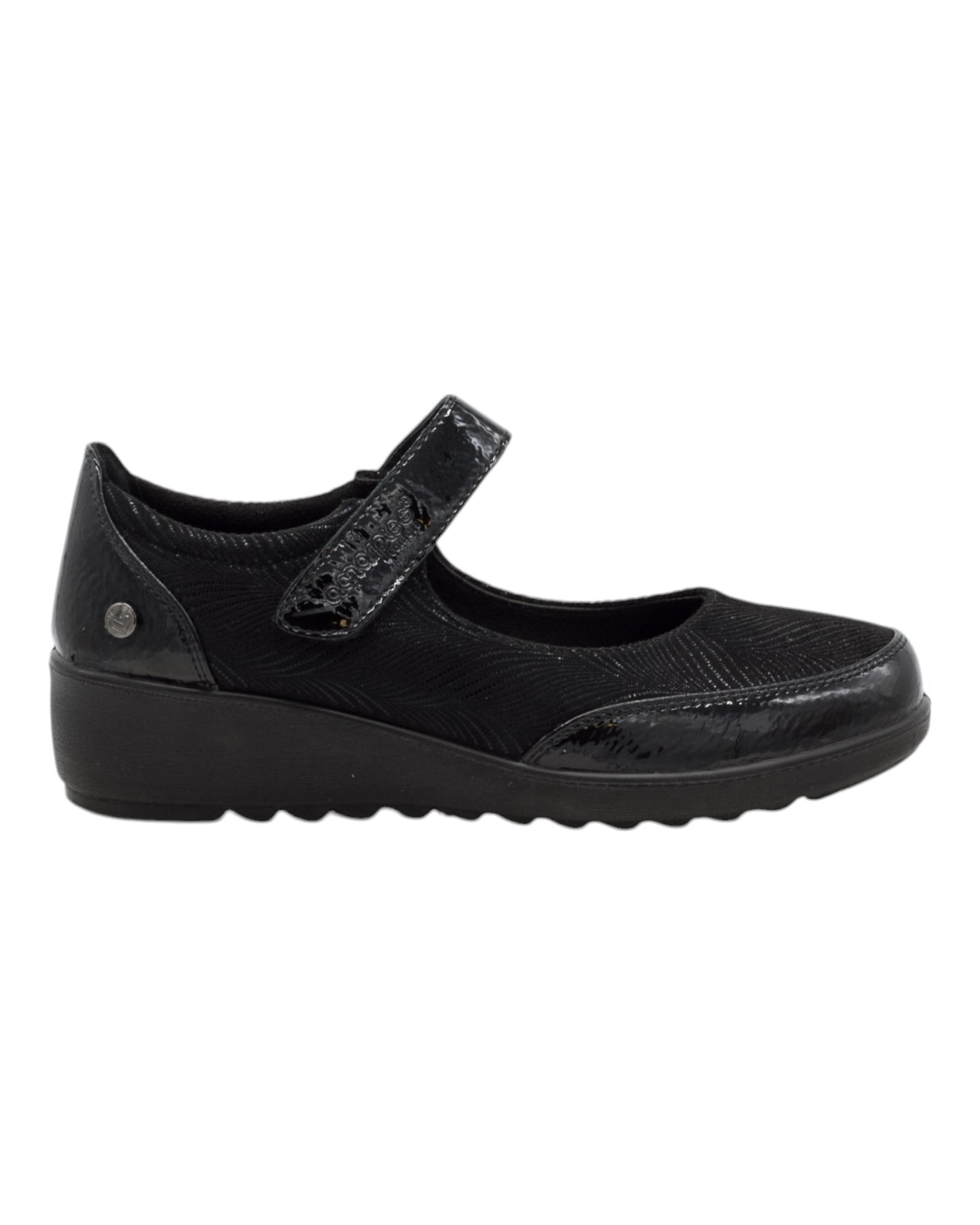 MANOLETINAS DE MUJER AMARPIES ATL27024 EN NEGRO