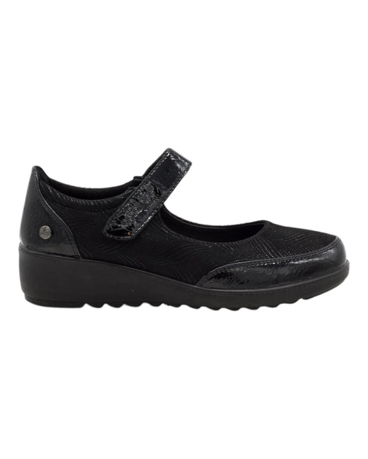 MANOLETINAS DE MUJER AMARPIES ATL27024 EN NEGRO