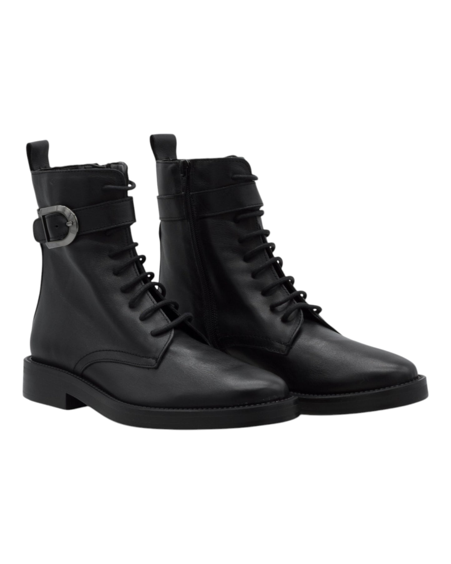 BOTINES DE MUJER PASTOR 9007 EN NEGRO