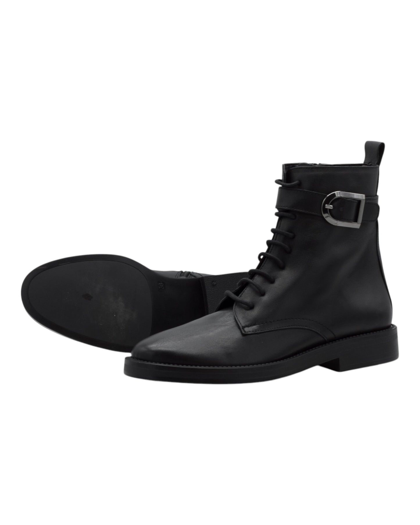 BOTINES DE MUJER PASTOR 9007 EN NEGRO