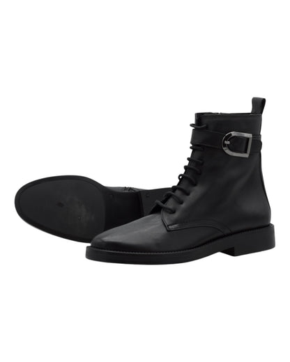 BOTINES DE MUJER PASTOR 9007 EN NEGRO