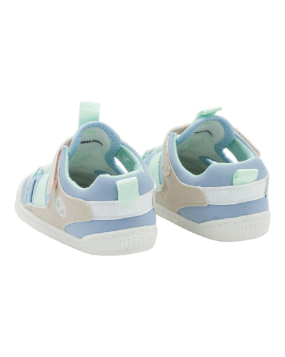 ZAPATILLAS DE NIÑO MUSTANG 48908 EN BLANCO-ROSA