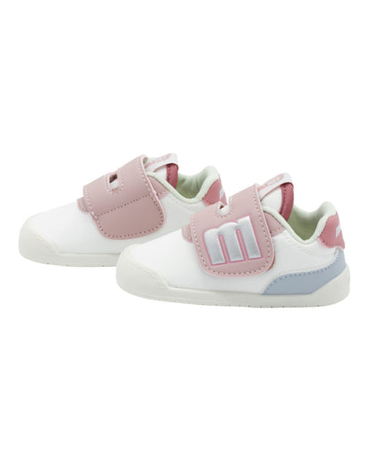 ZAPATILLAS DE NIÑO MUSTANG 48909 EN BLANCO-ROSA