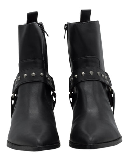 BOTINES DE MUJER PASTOR M4730 EN NEGRO