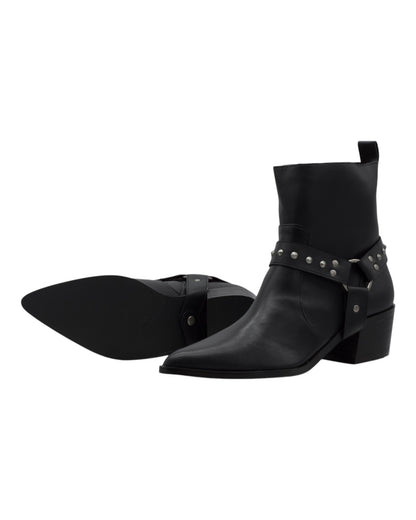 BOTINES DE MUJER PASTOR M4730 EN NEGRO