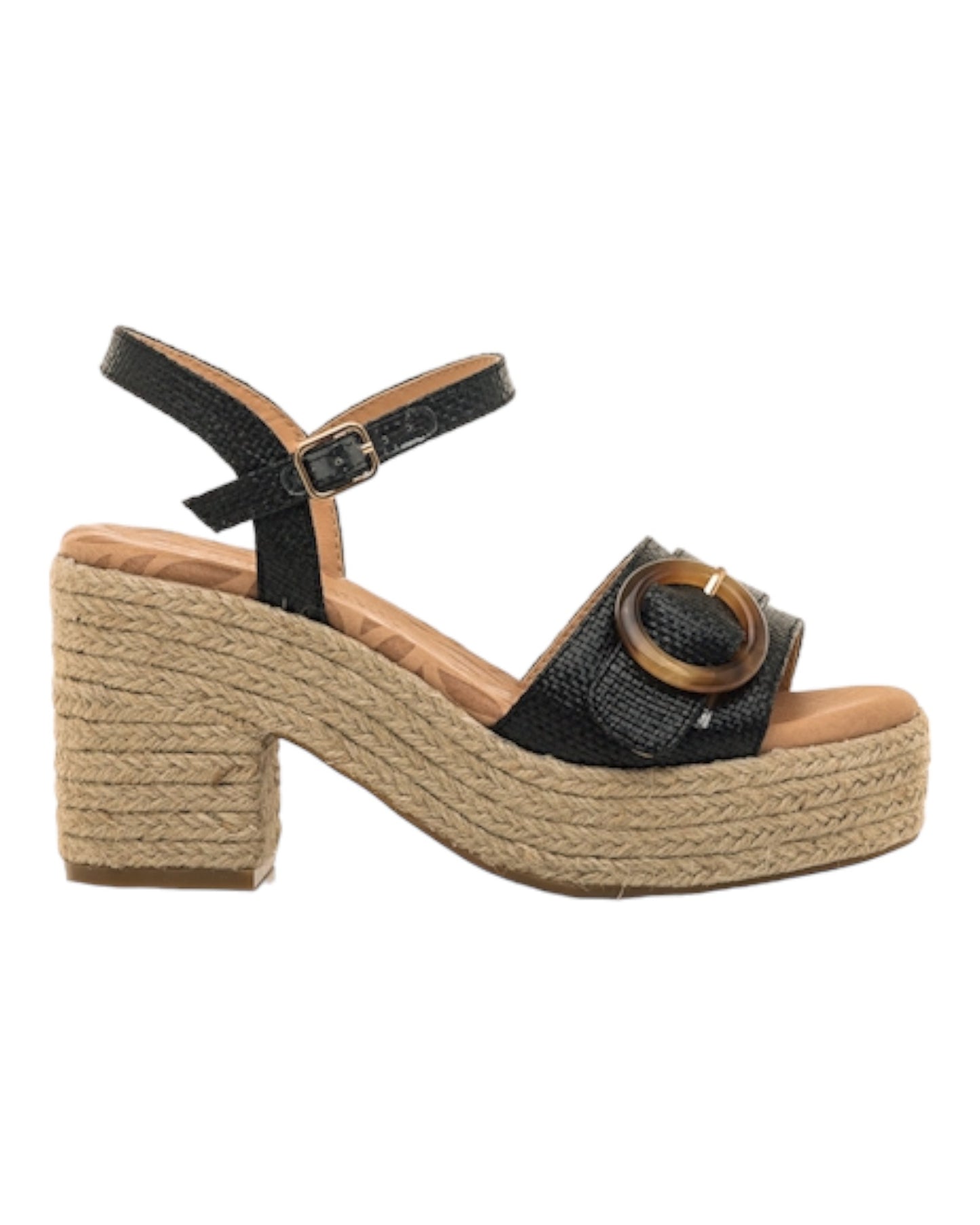 SANDALIAS DE MUJER MUSTANG 59607 EN NEGRO