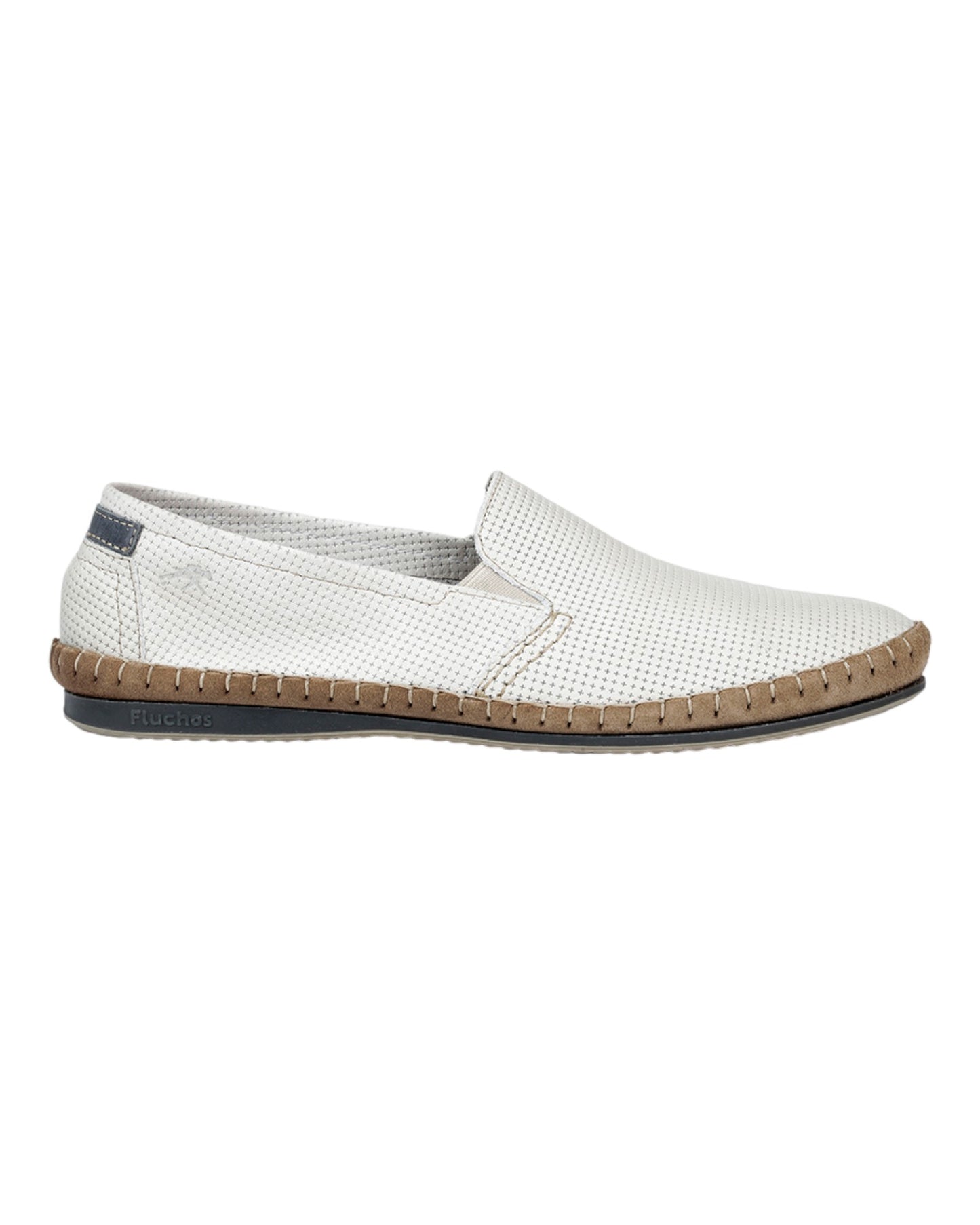 ZAPATOS DE HOMBRE FLUCHOS 8674 EN BLANCO