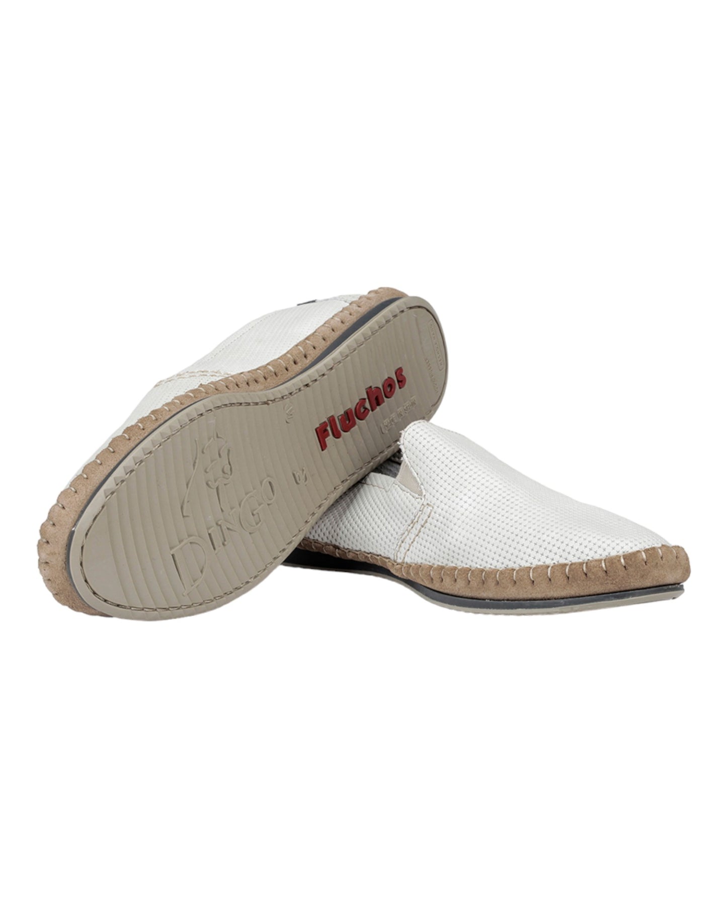 ZAPATOS DE HOMBRE FLUCHOS 8674 EN BLANCO