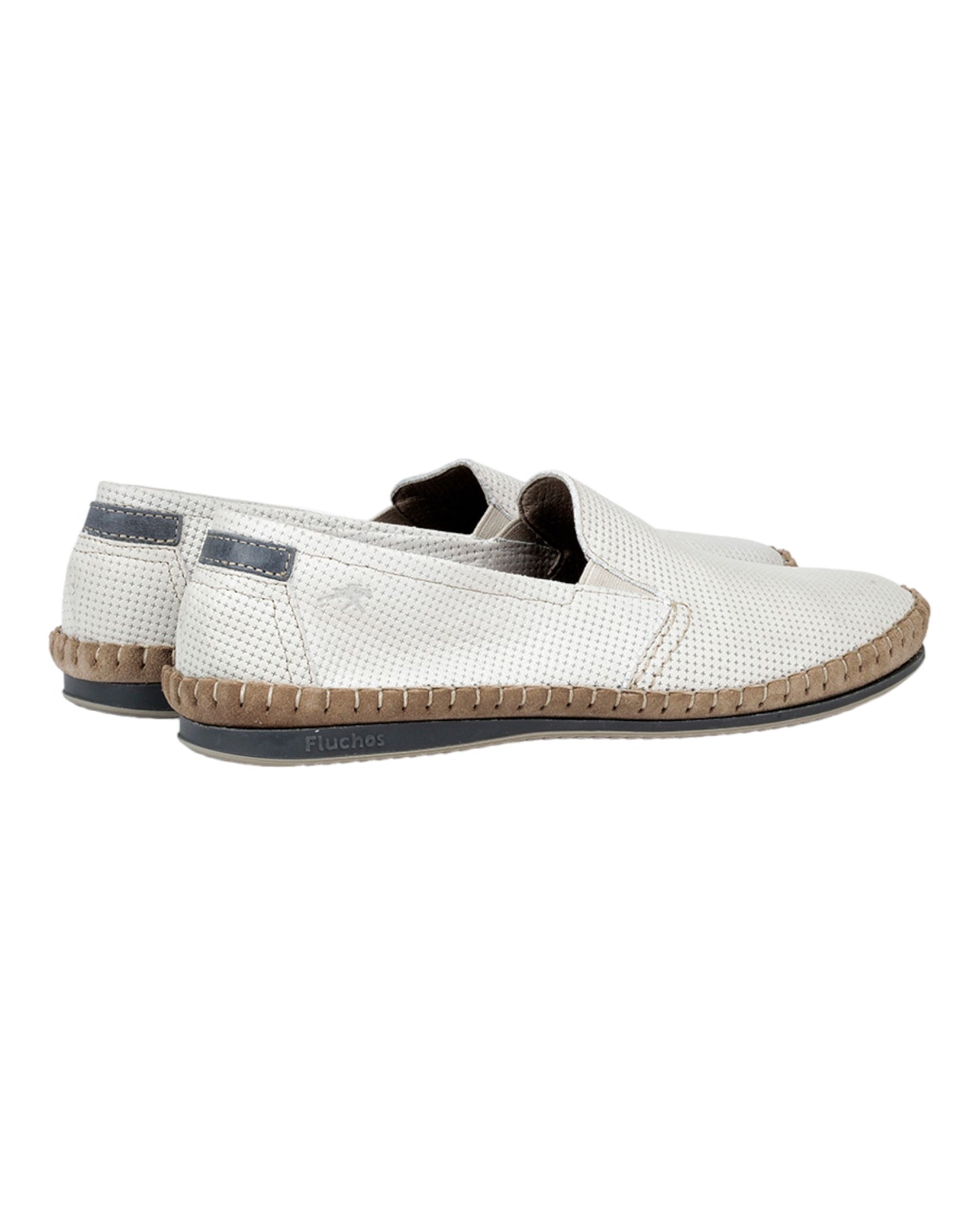 ZAPATOS DE HOMBRE FLUCHOS 8674 EN BLANCO