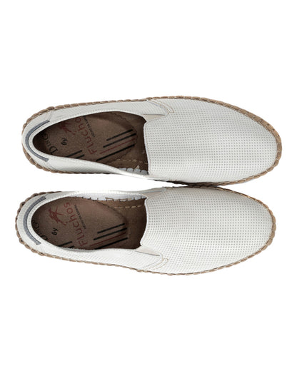 ZAPATOS DE HOMBRE FLUCHOS 8674 EN BLANCO