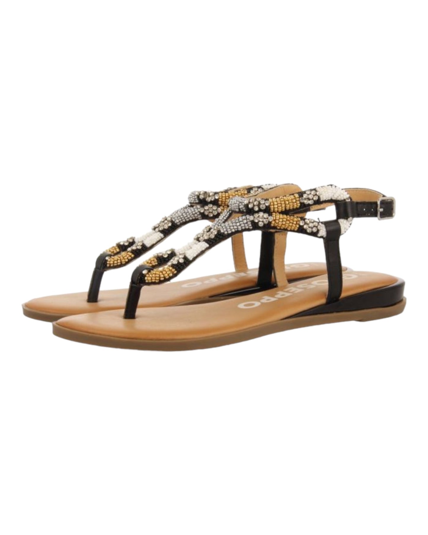 SANDALIAS DE MUJER GIOSEPPO 72028-P EN NEGRO