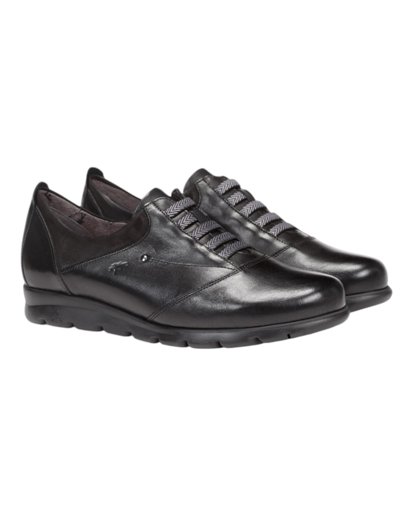 ZAPATOS DE MUJER FLUCHOS  F0354 EN NEGRO
