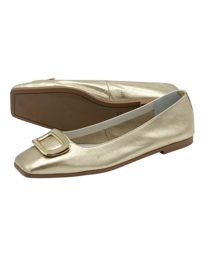 ZAPATOS DE MUJER TOP3 24387 EN ORO