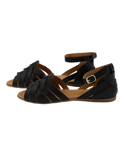 SANDALIAS DE MUJER TOP3 SR24495 EN NEGRO