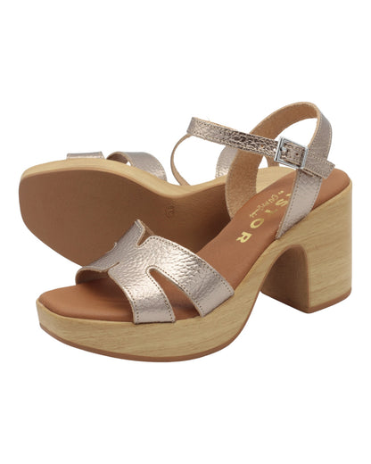 SANDALIAS DE MUJER OH MY SANDALS 5390 EN BRONCE