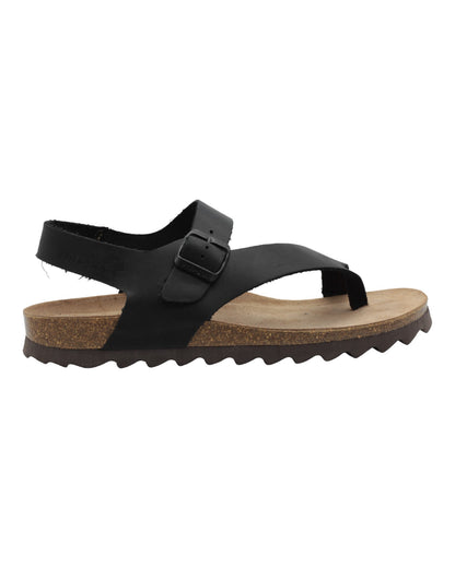 SANDALIAS DE HOMBRE INTER-BIOS 9512-SM EN NEGRO