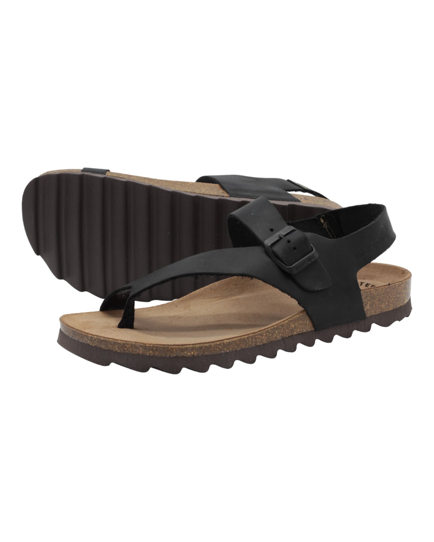 SANDALIAS DE HOMBRE INTER-BIOS 9512-SM EN NEGRO