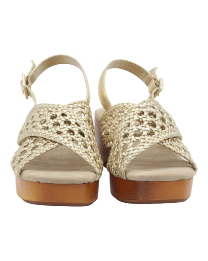 SANDALIAS DE MUJER XTI 143357 EN ORO