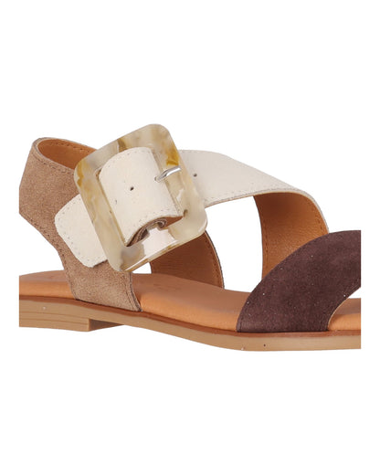 SANDALIAS DE MUJER CHIKA10 NAIRA 20 EN MULTI-MARRON