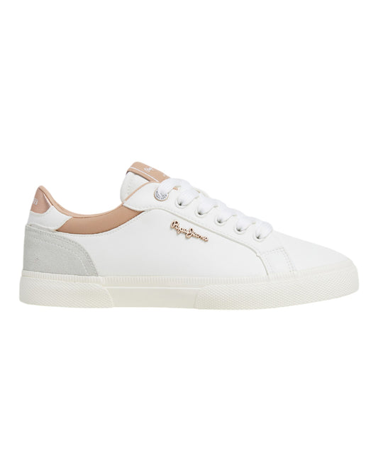 DEPORTIVOS DE MUJER PEPE JEANS KENTON EN BLANCO