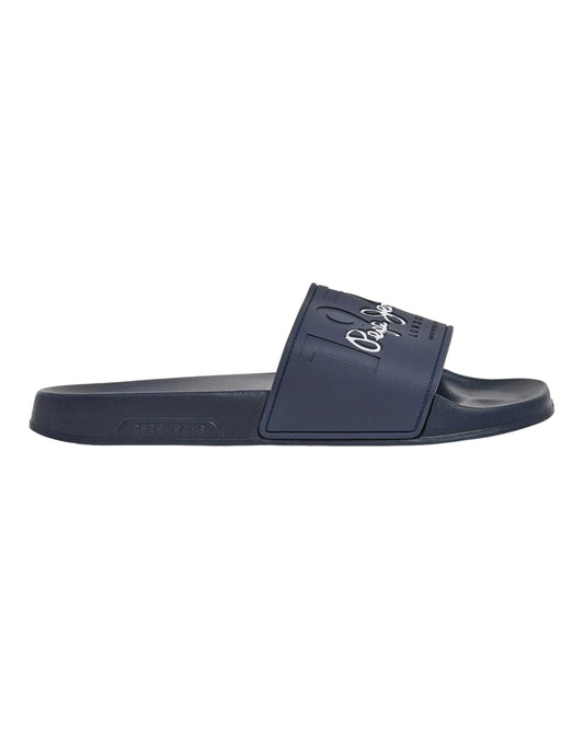 SANDALIAS DE HOMBRE PEPE JEANS SLIDER YOUNG M PMS70147 EN MARINO