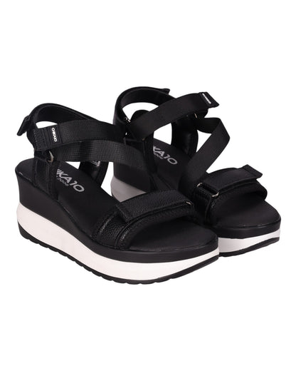 SANDALIAS DE MUJER CHIKA10 ROCO 07 EN NEGRO