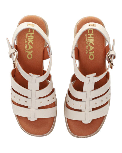 SANDALIAS DE MUJER CHIKA10 VIOLIN 01 EN BLANCO