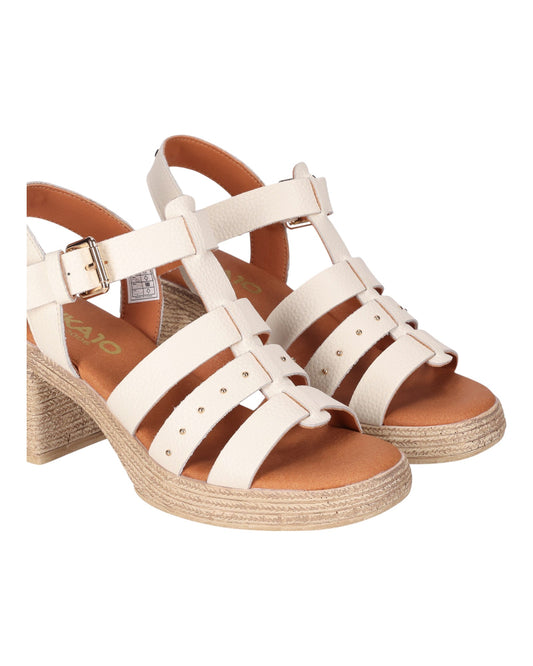 SANDALIAS DE MUJER CHIKA10 VIOLIN 01 EN BLANCO
