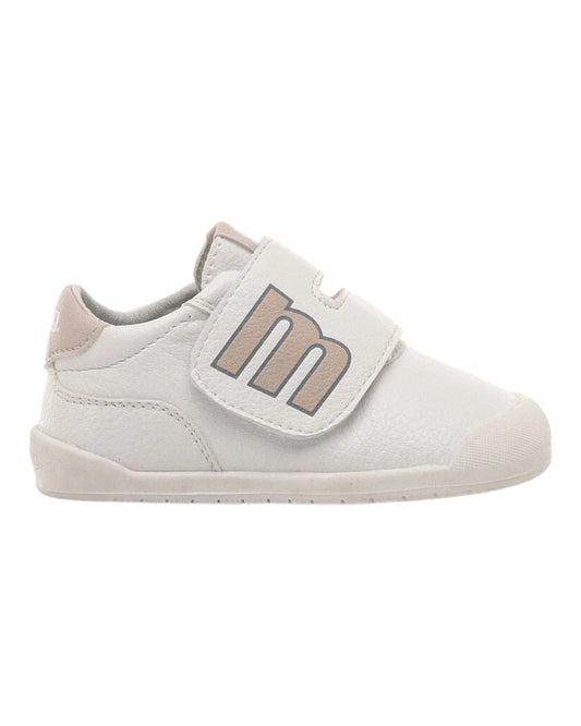 ZAPATOS DE NIÑO MUSTANG 48909 EN BLANCO-NUDE
