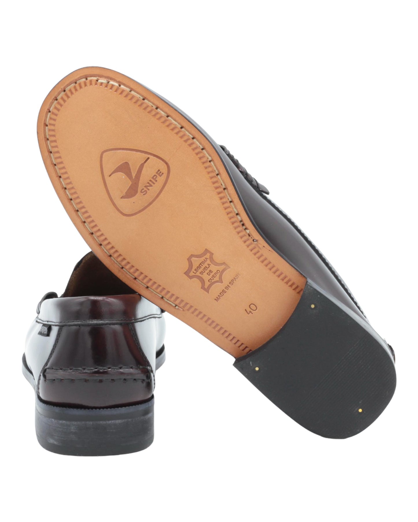 SNIPE 11016 MEN'S SHOES IN BURGUNDY