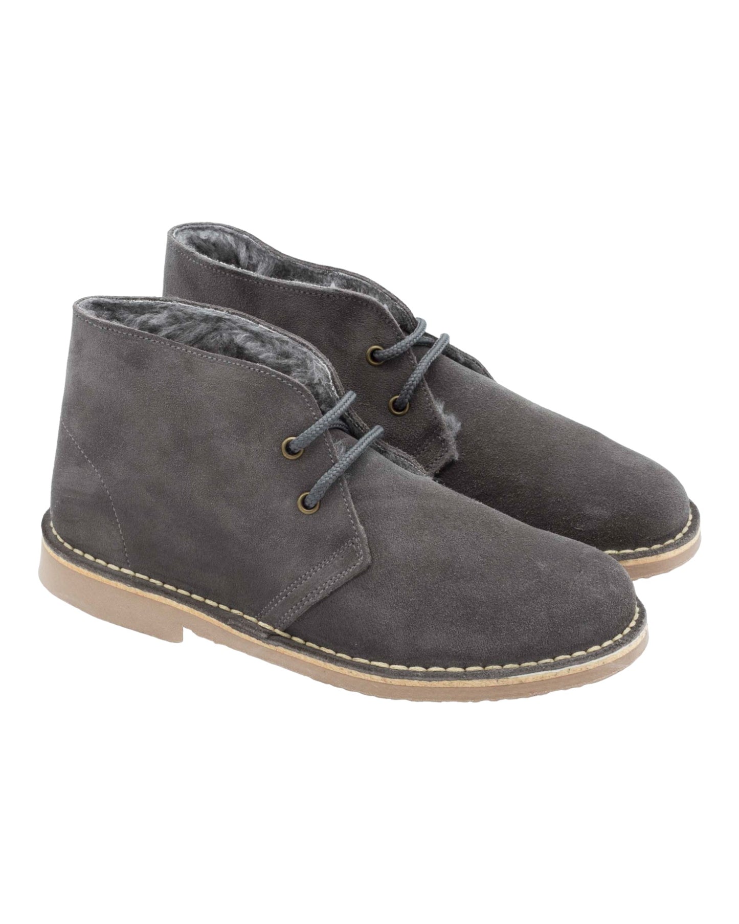 BOTINES DE MUJER ATXA SAFARI EN GRIS