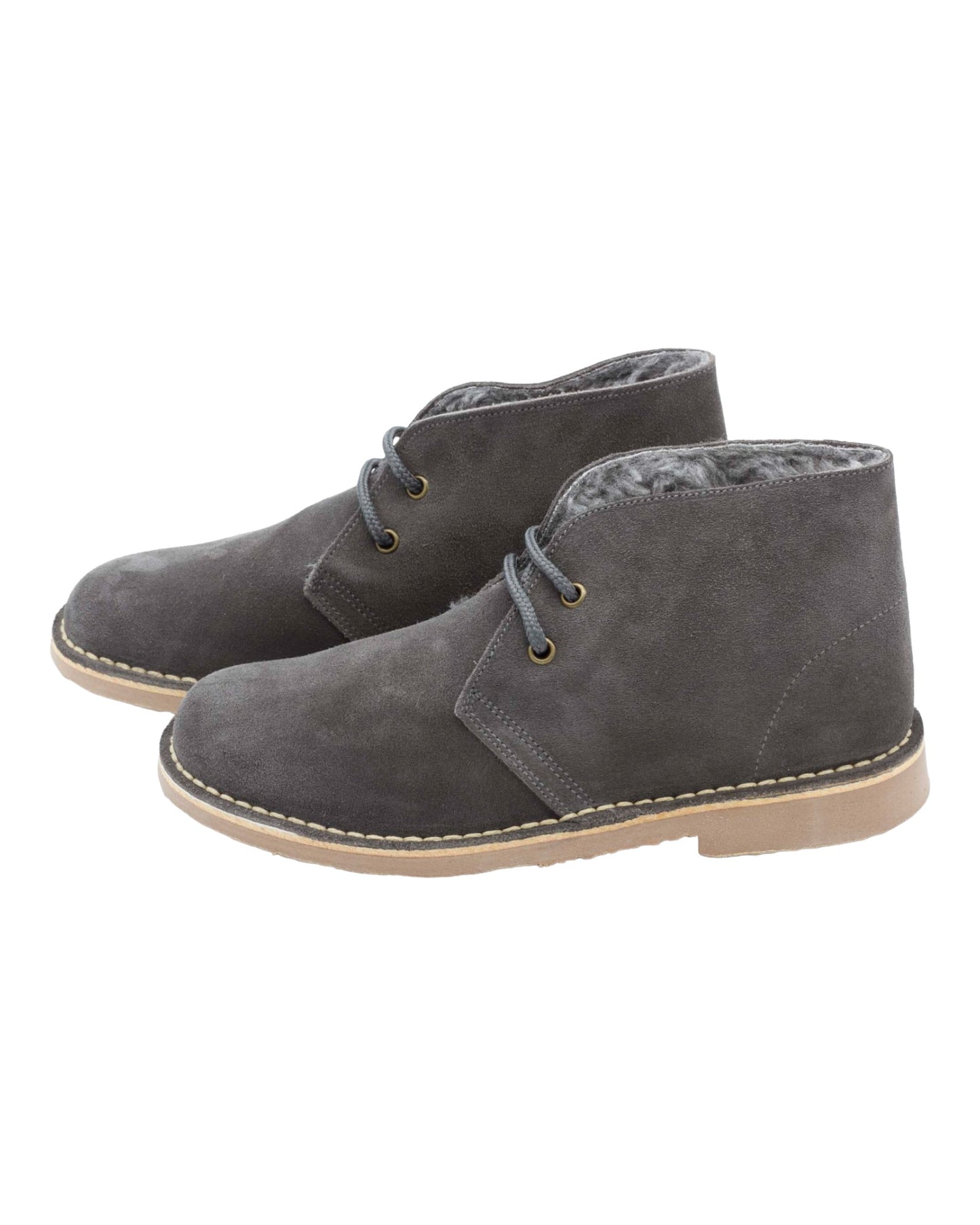 BOTINES DE MUJER ATXA SAFARI EN GRIS
