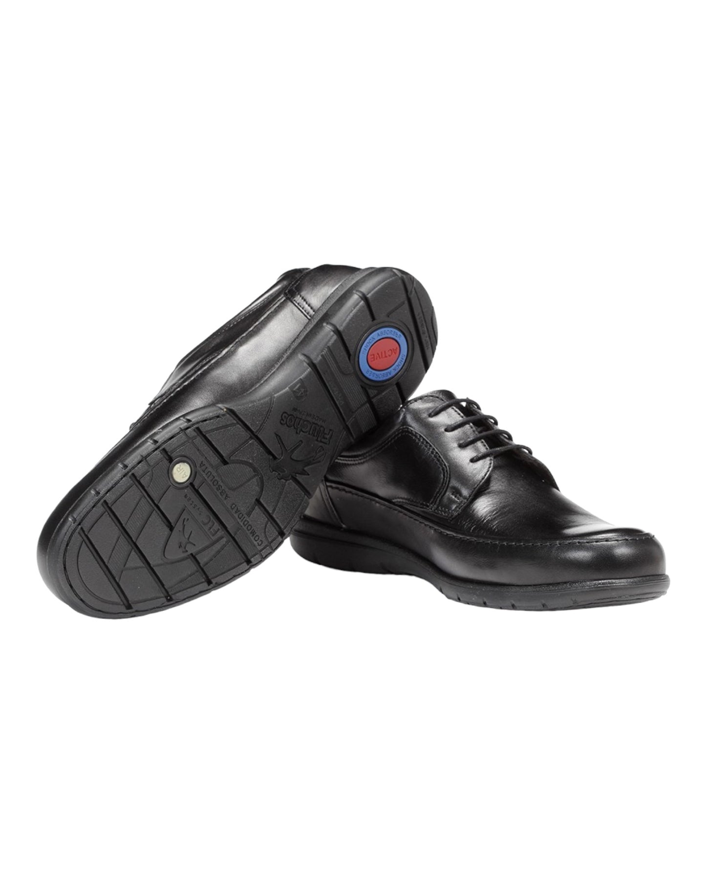 ZAPATOS DE HOMBRE FLUCHOS 8498 LUCA EN NEGRO