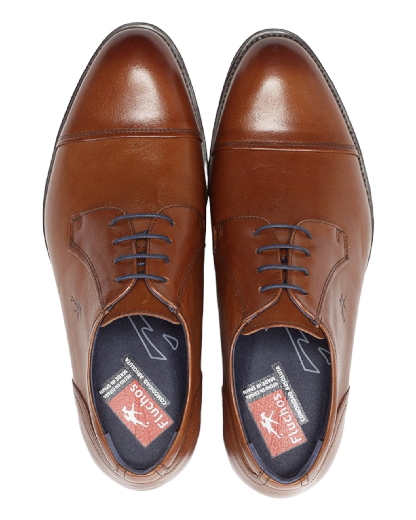 ZAPATOS DE HOMBRE FLUCHOS 8412 HERACLES EN CUERO