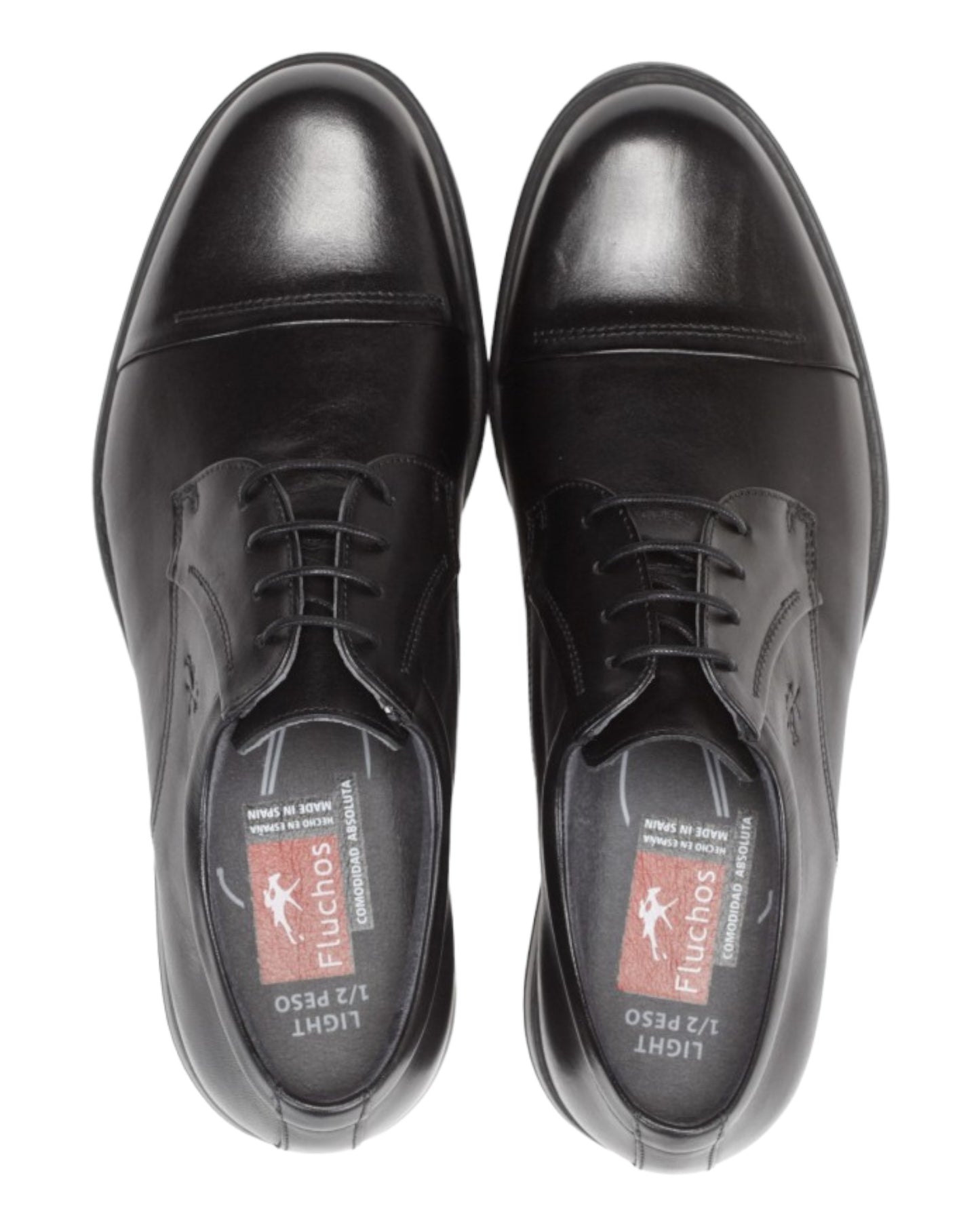 ZAPATOS DE HOMBRE FLUCHOS 8468 SIMON EN NEGRO