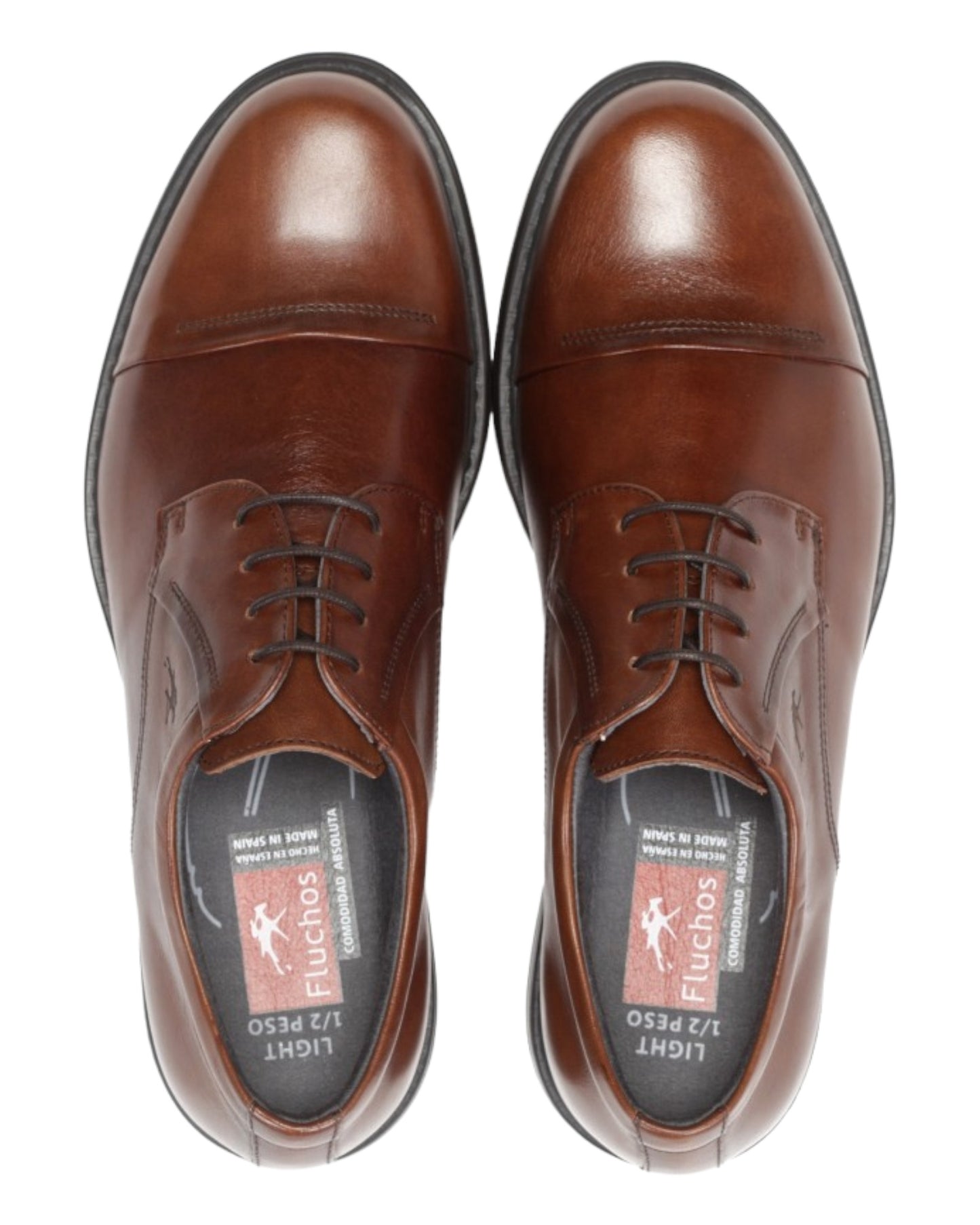 ZAPATOS DE HOMBRE FLUCHOS 8468 SIMON EN CUERO