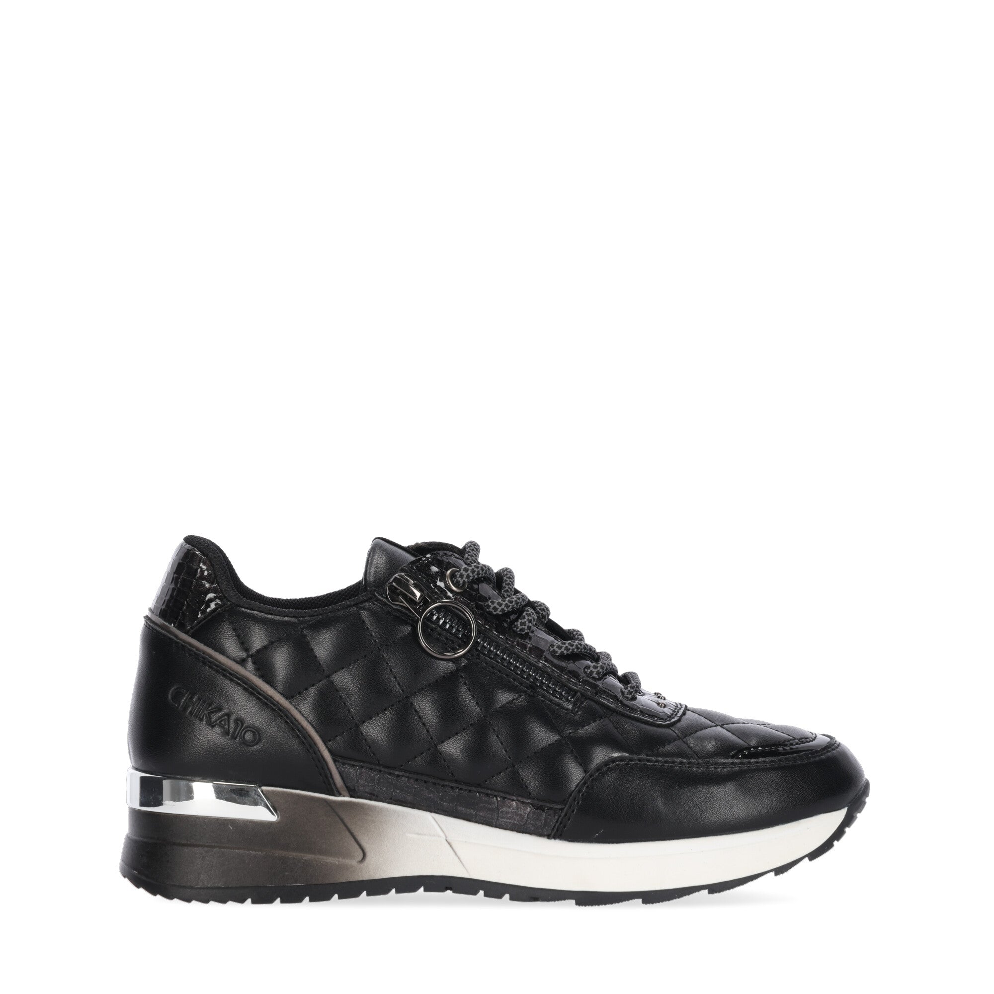 WOMEN'S SNEAKERS CHIKA10 SERENA 09 IN BLACK – zapatospastor