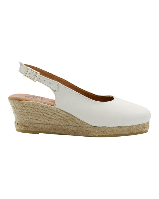 WOMEN'S ESPADRILLES TOP3 23442 IN CREAM