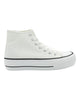 WOMEN'S ANKLE BOOTS STAY 12-2065 IN WHITE